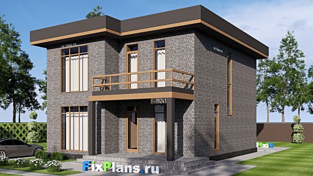 Двухэтажный дом F-19241